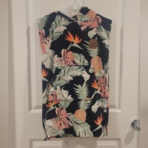 Slowtide Surf Poncho Makai Print Kids